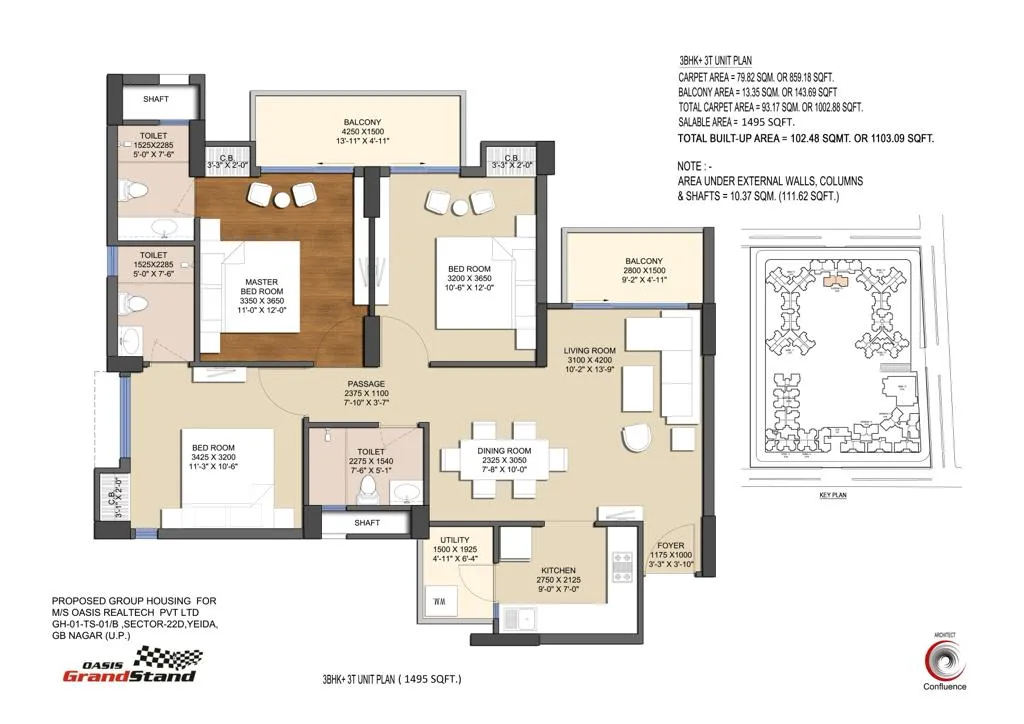 ready to move apartments near yamuna expresssway
